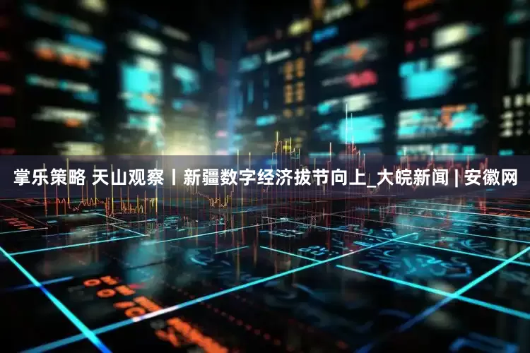掌乐策略 天山观察丨新疆数字经济拔节向上_大皖新闻 | 安徽网