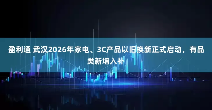 盈利通 武汉2026年家电、3C产品以旧换新正式启动，有品类新增入补