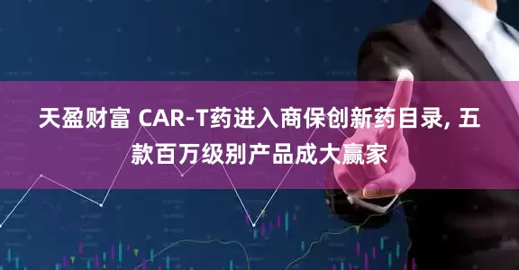 天盈财富 CAR-T药进入商保创新药目录, 五款百万级别产品成大赢家